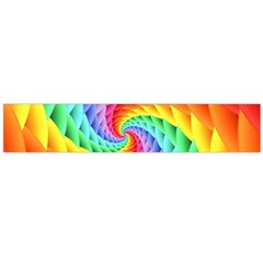 Psychedelic Rainbow Spiral Flano Scarf (Large) from ArtsNow.com Front