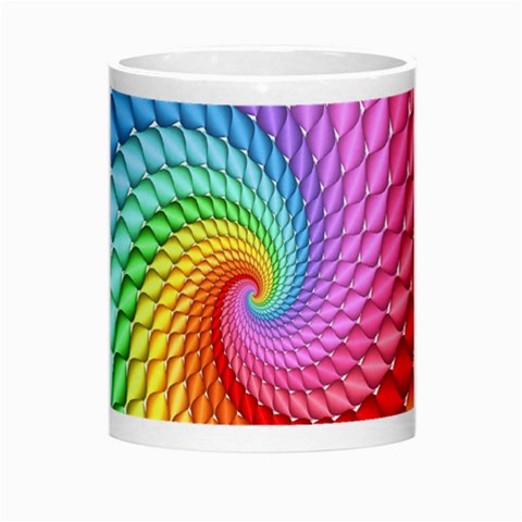 Psychedelic Rainbow Spiral Morph Mug from ArtsNow.com Center