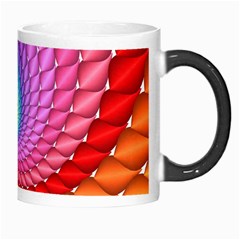 Psychedelic Rainbow Spiral Morph Mug from ArtsNow.com Right