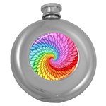 Psychedelic Rainbow Spiral Hip Flask (5 oz)