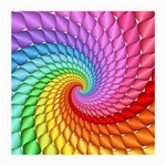 Psychedelic Rainbow Spiral Medium Glasses Cloth