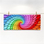 Psychedelic Rainbow Spiral Hand Towel