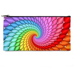 Psychedelic Rainbow Spiral Pencil Case from ArtsNow.com Front