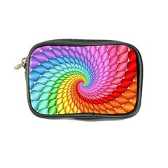 Psychedelic Rainbow Spiral Coin Purse from ArtsNow.com Front