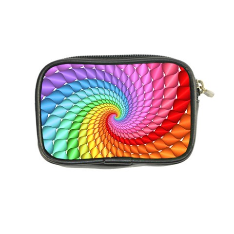 Psychedelic Rainbow Spiral Coin Purse from ArtsNow.com Back