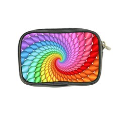 Psychedelic Rainbow Spiral Coin Purse from ArtsNow.com Back