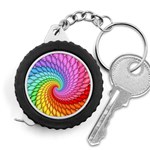 Psychedelic Rainbow Spiral Measuring Tape