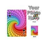 Psychedelic Rainbow Spiral Playing Cards 54 (Mini)