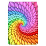 Psychedelic Rainbow Spiral Removable Flap Cover (L)