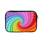 Psychedelic Rainbow Spiral Apple iPad Mini Zipper Case