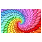 Psychedelic Rainbow Spiral Samsung Note 4 Hardshell Back Case