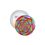 Psychedelic Rainbow Spiral 1.75  Button