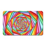 Psychedelic Rainbow Spiral Magnet (Rectangular)