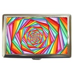 Psychedelic Rainbow Spiral Cigarette Money Case