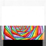 Psychedelic Rainbow Spiral Jigsaw Puzzle (Rectangular)