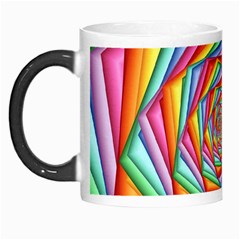 Psychedelic Rainbow Spiral Morph Mug from ArtsNow.com Left