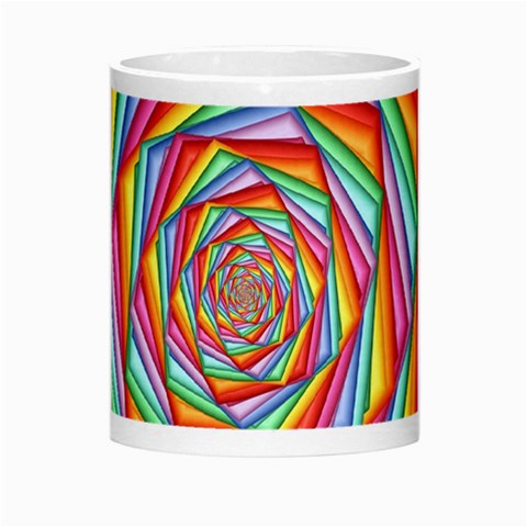 Psychedelic Rainbow Spiral Morph Mug from ArtsNow.com Center