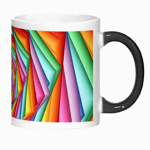 Psychedelic Rainbow Spiral Morph Mug from ArtsNow.com Right