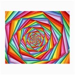 Psychedelic Rainbow Spiral Small Glasses Cloth