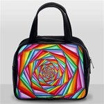 Psychedelic Rainbow Spiral Classic Handbag (Two Sides)