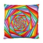 Psychedelic Rainbow Spiral Standard Cushion Case (One Side)