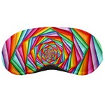 Psychedelic Rainbow Spiral Sleeping Mask