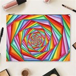 Psychedelic Rainbow Spiral Cosmetic Bag (XL)