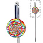 Psychedelic Rainbow Spiral Book Mark