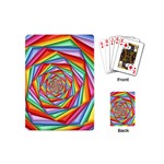 Psychedelic Rainbow Spiral Playing Cards (Mini)