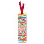 Psychedelic Rainbow Spiral Small Book Mark