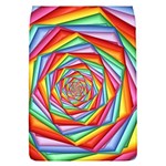 Psychedelic Rainbow Spiral Removable Flap Cover (L)