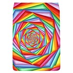 Psychedelic Rainbow Spiral Removable Flap Cover (S)