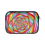 Psychedelic Rainbow Spiral Apple iPad Mini Zipper Case