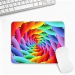 Psychedelic Rainbow Spiral Small Mousepad