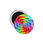 Psychedelic Rainbow Spiral 1.75  Magnet