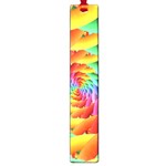 Psychedelic Rainbow Spiral Large Book Mark