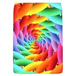 Psychedelic Rainbow Spiral Removable Flap Cover (L)