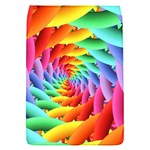 Psychedelic Rainbow Spiral Removable Flap Cover (S)