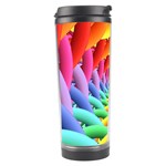 Psychedelic Rainbow Spiral Travel Tumbler