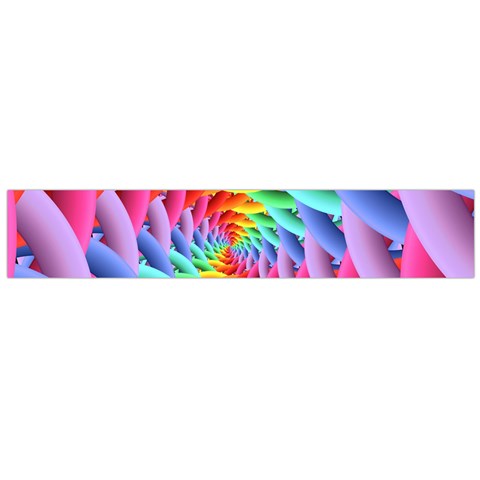 Psychedelic Rainbow Spiral Flano Scarf (Large) from ArtsNow.com Front