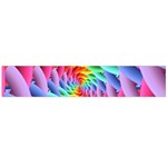 Psychedelic Rainbow Spiral Flano Scarf (Large)