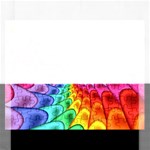 Psychedelic Rainbow Spiral Jigsaw Puzzle (Rectangular)