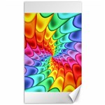 Psychedelic Rainbow Spiral Canvas 40  x 72 