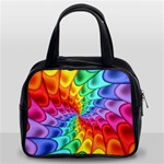 Psychedelic Rainbow Spiral Classic Handbag (Two Sides)