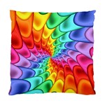 Psychedelic Rainbow Spiral Standard Cushion Case (One Side)