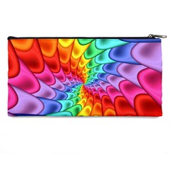 Psychedelic Rainbow Spiral Pencil Case from ArtsNow.com Back