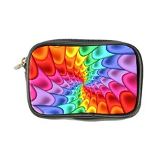 Psychedelic Rainbow Spiral Coin Purse from ArtsNow.com Front