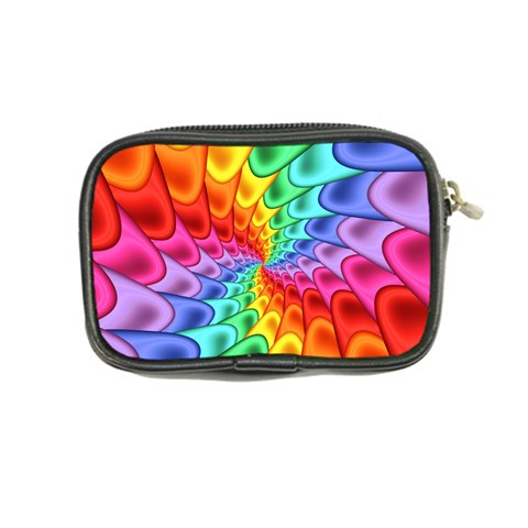 Psychedelic Rainbow Spiral Coin Purse from ArtsNow.com Back