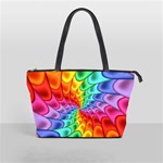 Psychedelic Rainbow Spiral Classic Shoulder Handbag