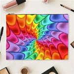 Psychedelic Rainbow Spiral Cosmetic Bag (XL)